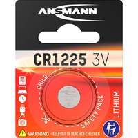 Ansmann 3V Lithium CR1225 Batería de un solo uso Litio Batería de un solo uso, Litio, 3 V, 1 pieza(s), Plata, Ampolla