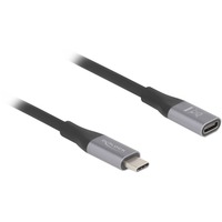 DeLOCK 81202, Cable alargador negro/Gris