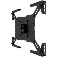 HAGOR 8714 soporte para monitor 32,8 cm (12.9") Negro Pared negro, Tornillos, 24,6 cm (9.7"), 32,8 cm (12.9"), 75 x 75 mm, 100 x 100 mm, Negro