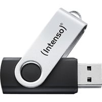 Intenso Office Line 32 GB, Lápiz USB plateado/Negro