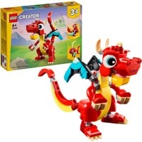 LEGO Dragón Rojo, Juegos de construcción Juego de construcción, 6 año(s), Plástico, 149 pieza(s), 185 g
