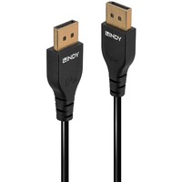 Lindy 36462 cable DisplayPort 2 m Negro negro, 2 m, DisplayPort, DisplayPort, Macho, Macho, 7680 x 4320 Pixeles