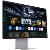 Samsung M90SF pantalla para PC 81,3 cm (32") 3840 x 2160 Pixeles 4K Ultra HD OLED Plata, Monitor OLED plateado, 81,3 cm (32"), 3840 x 2160 Pixeles, 4K Ultra HD, OLED, 0,03 ms, Plata