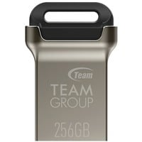 Team Group C162 256 GB, Lápiz USB plateado/Negro