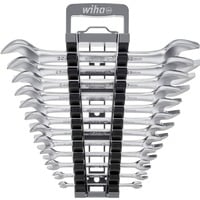 Wiha Juego de llaves combinadas dobles, 12 piezas, Llave de tuercas 