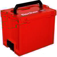 fischer 508139, Caja de herramientas rojo/Negro