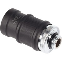 Alphacool ES Schnellverschluss BLH1A PushIn Hembra AG, Conexión cromado/negro (mate)