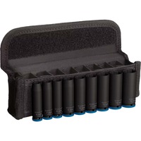 Bosch Juego de dados de impacto PRO 1/4", 9 piezas, Llave de tubo negro