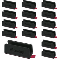 Govee Clips para tubo de luz neón negro, Clip de montaje, Negro, Plástico, Govee, Neon Rope Light 2, 20 pieza(s)