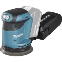 Makita DBO180Z lijadora portátil Lijadora orbital azul/Negro, Lijadora orbital, 2,8 mm, Batería, Ión de litio, 18 V, 1,7 kg