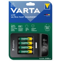 Varta 57685 101 441 cargador de batería Corriente alterna AA, AAA, 4 pieza(s), Pilas incluidas