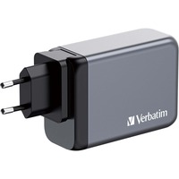 Verbatim GNC-240 Universal Negro, Gris Corriente alterna Carga rápida Interior, Cargador gris, Interior, Corriente alterna, 28 V, Negro, Gris