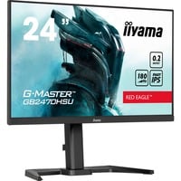 iiyama G-MASTER GB2470HSU-B6 pantalla para PC 60,5 cm (23.8") 1920 x 1080 Pixeles Full HD LCD Negro, Monitor de gaming negro (mate), 60,5 cm (23.8"), 1920 x 1080 Pixeles, Full HD, LCD, 0,2 ms, Negro