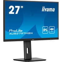 iiyama ProLite XUB2797HSN-B2 pantalla para PC 68,6 cm (27") 1920 x 1080 Pixeles Full HD LED Negro, Monitor LED negro (mate), 68,6 cm (27"), 1920 x 1080 Pixeles, Full HD, LED, 1 ms, Negro