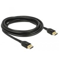 DeLOCK 85661 cable DisplayPort 3 m Negro negro, 3 m, DisplayPort, DisplayPort, Macho, Macho, 7680 x 4320 Pixeles