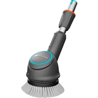 GARDENA Accesorio de cepillo de plato, para limpiador múltiple a batería AquaBrush, Cepillos de lavado gris/Turquesa