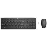 HP Combo de teclado y ratón inalámbricos 230, Juego de escritorio negro, Completo (100%), RF inalámbrico, Interruptor de membrana, Negro, Ratón incluido