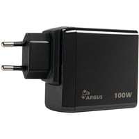 Inter-Tech Cargador Argus PD-3100, cargador USB-C negro