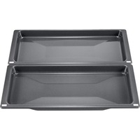 Neff Z1650BE0 pieza y accesorio de hornos Bandeja de cocina Gris Acero, Bandeja para hornear antracita, Bandeja de cocina, Neff, Acero, Horno, Gris, 455 mm