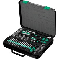 Wera 8100 SA/SC 2 Zyklop Juego Destornillador de trinquete, Kit de herramientas negro/Verde, Negro / Azul