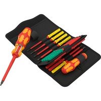 Wera Kraftform Kompakt VDE 17 RA Imperial 1, 17 piezas, Destornillador rojo/Amarillo