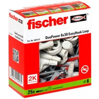 fischer EasyHook Loop DuoPower 6x30, Pasador blanco