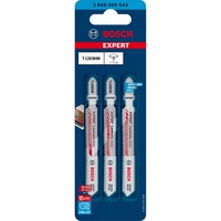 Bosch Laminate Clean Hoja de sierra de vaivén Carburo 3 pieza(s) Hoja de sierra de vaivén, Laminado, Carburo, 1,5 cm, 9,2 cm, 3 pieza(s)