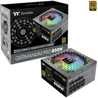 Thermaltake Germanium Pro RGB 850W, Fuente de alimentación de PC negro