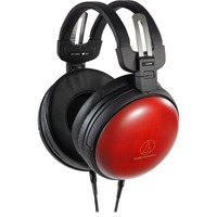 Audio-Technica ATH-AWAS/F, Auriculares negro/Rojo