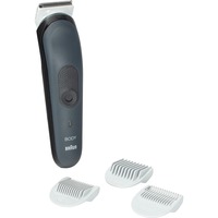 Braun BodyGroomer 3 BG3340 Negro, Gris, Cortador de pelo negro/Gris, AC/Batería, Negro, Gris