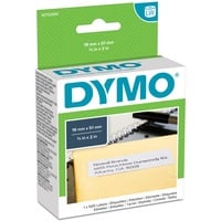 Dymo LW etiquetas auténticas multiusos/de dirección del remitente | 19 mm × 51 mm | rollo de 500 etiquetas con reverso fácil de retirar | autoadhesivas | para etiquetadoras LabelWriter blanco, Blanco, Etiqueta para impresora autoadhesiva, Papel, Desmontable, Rectángulo, LabelWriter