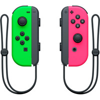 Nintendo 10019745, Control por movimiento verde neón/rosa neón