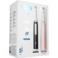Procter & Gamble Oral-B iO Series 3N Duo, Cepillo de dientes eléctrico negro/Rosa, Adulto, Cepillo dental vibratorio, Cuidados diarios, Sensible, Blanqueador, Negro, Rosa, Blanco, Alrededor, Batería