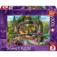 Schmidt Spiele Felicidad en la caseta de jardín en los viñedos, Puzzle 