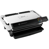 Tefal OptiGrill Elite XL GC760D parrilla eléctrica de contacto, Barbacoa de contacto acero fino cepillado/Negro, Acero inoxidable, Acero inoxidable, 800 cm², 40 x 20 mm, Termoplástico, 6 personas(s)