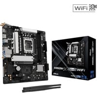 ASRock B860M-X GEN5 WiFi, Placa base negro/Plateado