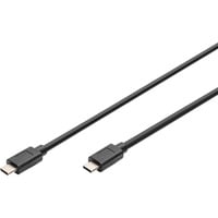 Digitus Cable de conexión USB 3.2 Gen 2 USB-C > USB-C negro