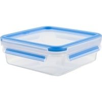 Emsa 508536 recipiente de almacenar comida Rectangular Caja 0,85 L Transparente 8 pieza(s) transparente/Azul, Caja, Rectangular, 0,85 L, Transparente, Plástico, Alemania