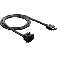Fractal Design FD-A-USBC-002 cable USB 1 m Negro negro, 1 m, USB C, 10000 Mbit/s, Negro