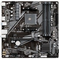 GIGABYTE B550M K Placa base - Procesadores AMD Ryzen 5000, hasta 4733 MHz DDR4, 1xPCIe 4.0 + 1xPCIe 3.0 M.2, LAN 1GbE, USB 3.2 Gen 1 hasta 4733 MHz DDR4, 1xPCIe 4.0 + 1xPCIe 3.0 M.2, LAN 1GbE, USB 3.2 Gen 1, AMD, Zócalo AM4, AMD Ryzen 3000 Series, AMD Ryzen 4000 Series, AMD Ryzen 5000 Series, Zócalo AM4, DDR4-SDRAM, 128 GB