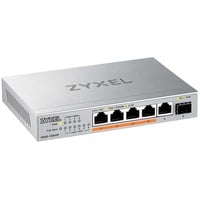 Zyxel XMG-105HP No administrado 2.5G Ethernet (100/1000/2500) Energía sobre Ethernet (PoE) Plata, Interruptor/Conmutador No administrado, 2.5G Ethernet (100/1000/2500), Energía sobre Ethernet (PoE)