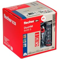 fischer Taco para cavidades DuoHM 6x55 S PZ, Pasador 