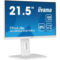 iiyama XUB2292HSU-W6, Monitor LED blanco (mate)