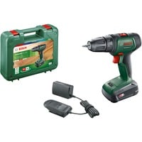 Bosch UniversalDrill 18V 1450 RPM Sin llave 1,2 kg Negro, Verde, Taladro/destornillador verde/Negro, Taladro de pistola, Sin llave, Negro, Verde, 1 cm, 1450 RPM, 3 cm