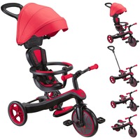 GLOBBER Explorer Trike 4 en 1, Automóvil de juguete rojo