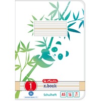 Herlitz GREENline cuaderno y block A5 16 hojas Verde, Blanco Imagen, Verde, Blanco, A5, 16 hojas, 80 g/m², Libro de bolsillo