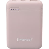 Intenso XS5000 Polímero de litio 5000 mAh Rosa, Banco de potencia rosa, 5000 mAh, Polímero de litio, Rosa
