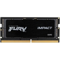 Kingston FURY FURY Impact módulo de memoria 16 GB 1 x 16 GB DDR5 4800 MHz, Memoria RAM negro, 16 GB, 1 x 16 GB, DDR5, 4800 MHz, 262-pin SO-DIMM