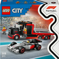 LEGO City F1 Truck con coche de carreras Audi F1, Juegos de construcción 