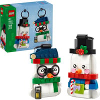 LEGO Muñecos de nieve decorativos de temporada, Juegos de construcción 